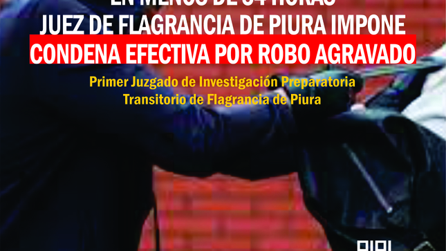 condena por robo 