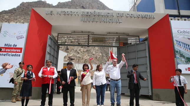 Gobierno inaugura moderno colegio en Huarochirí para más de 280 estudiantes