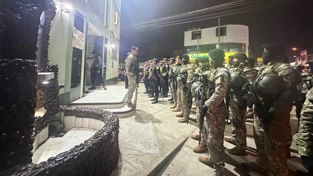 Fuerzas del orden intensifican operaciones para garantizar orden interno en el marco del Estado de Emergencia 