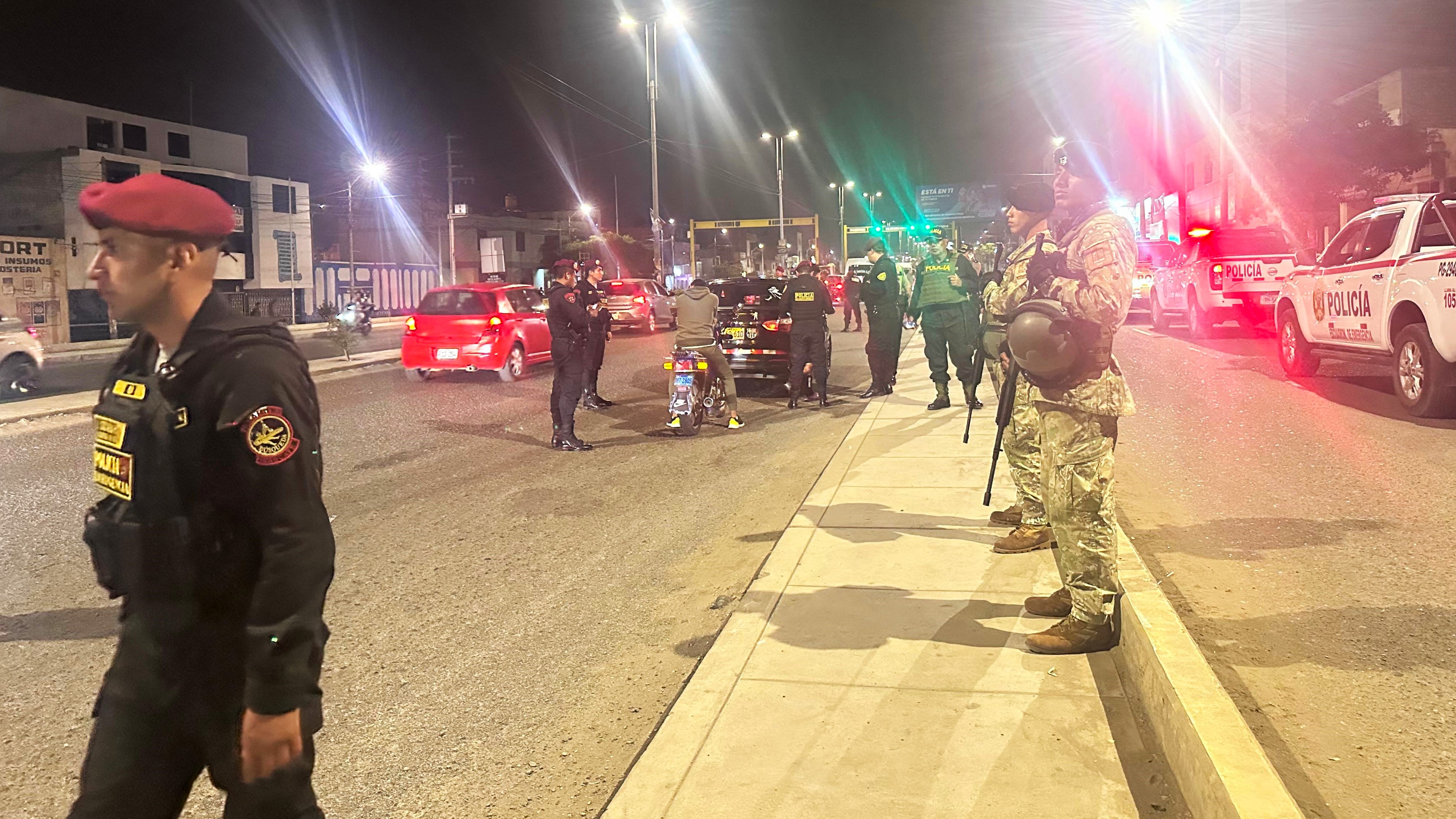 Fuerzas Armadas y PNP realizan operativos de prevención contra el crimen organizado en Trujillo