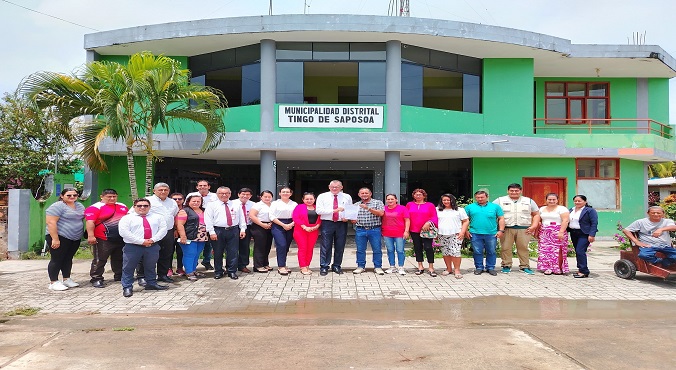 UGEL Bellavista y Municipalidad de Tingo de Saposoa, unidos por la educación.