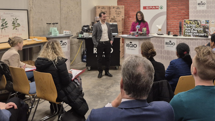 Lanzamiento en Austria de café peruano de especialidad