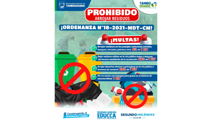 MDT refuerza el compromiso con la limpieza y el orden