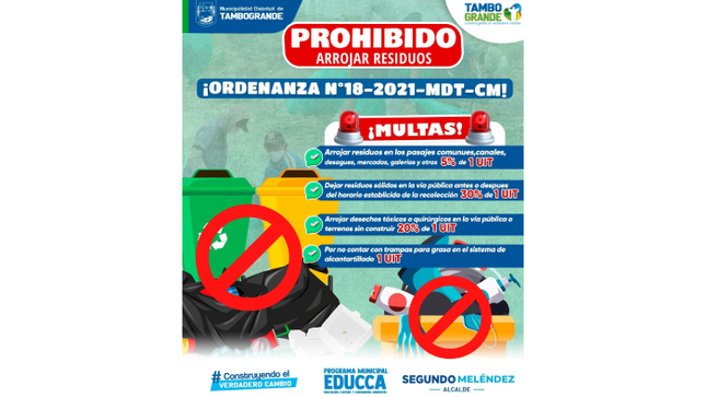 MDT refuerza el compromiso con la limpieza y el orden