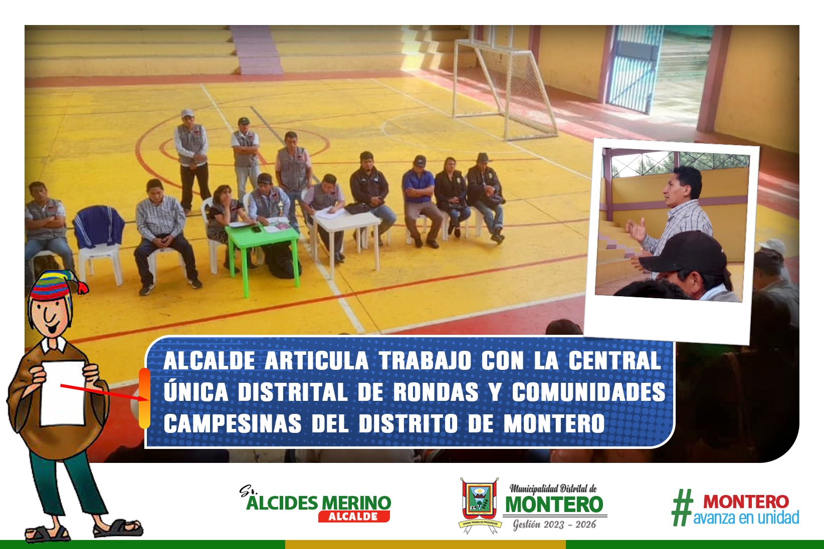MDM Articula Trabajo con la Central Γnica Distrital de Rondas y Comunidades Campesinas