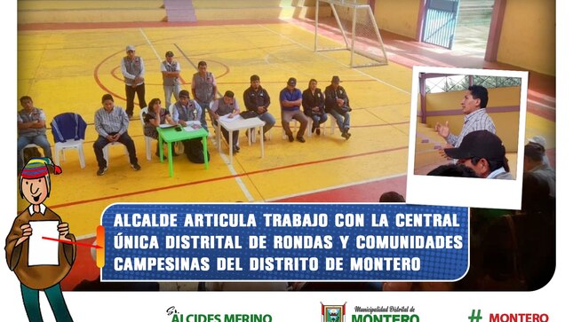MDM Articula Trabajo con la Central Única  Distrital de Rondas y Comunidades Campesinas 