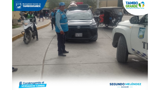 MDT refuerza operativos contra la informalidad en Tambogrande