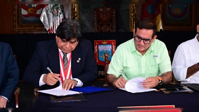 Firma de convenio 
