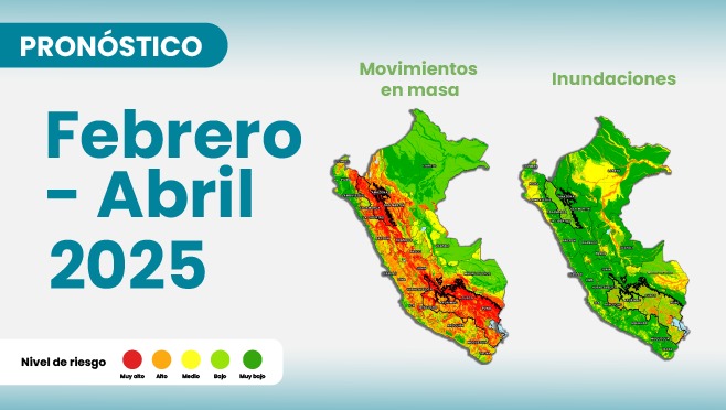 CENEPRED enfatizó la necesidad de que los gobiernos regionales y locales adopten medidas preventivas basadas en estos datos.