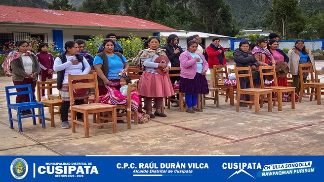 Entrega de la actividad "Limpieza, Mantenimiento y Acondicionamiento de la I.E. Secundario del Centro Poblado de Tintinco"