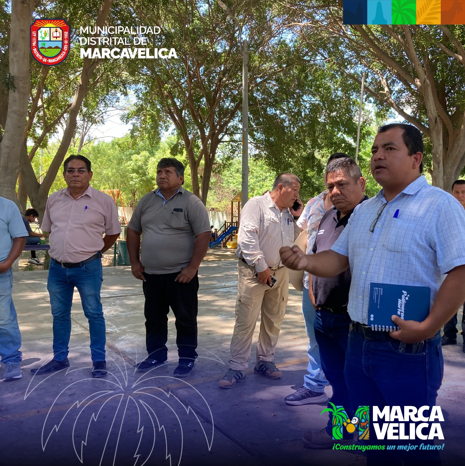 Alcalde de Marcavelica entrega terreno para inicio de obra de pavimentación en avenida ramón castilla