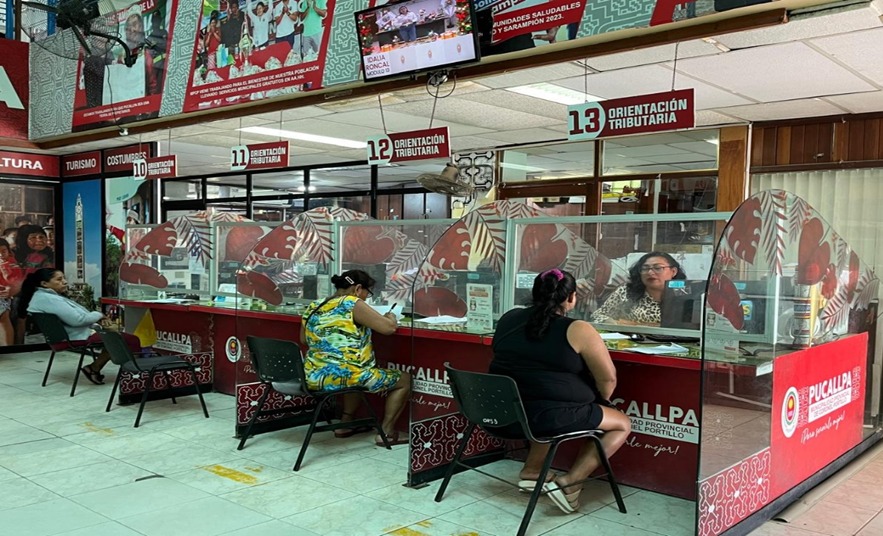 Servicio de atención al cliente de la Municipalidad Provincial de Coronel Portillo
