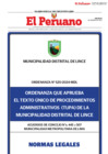 Vista preliminar de documento Ord. N° 520-2024-MDL (El Peruano)