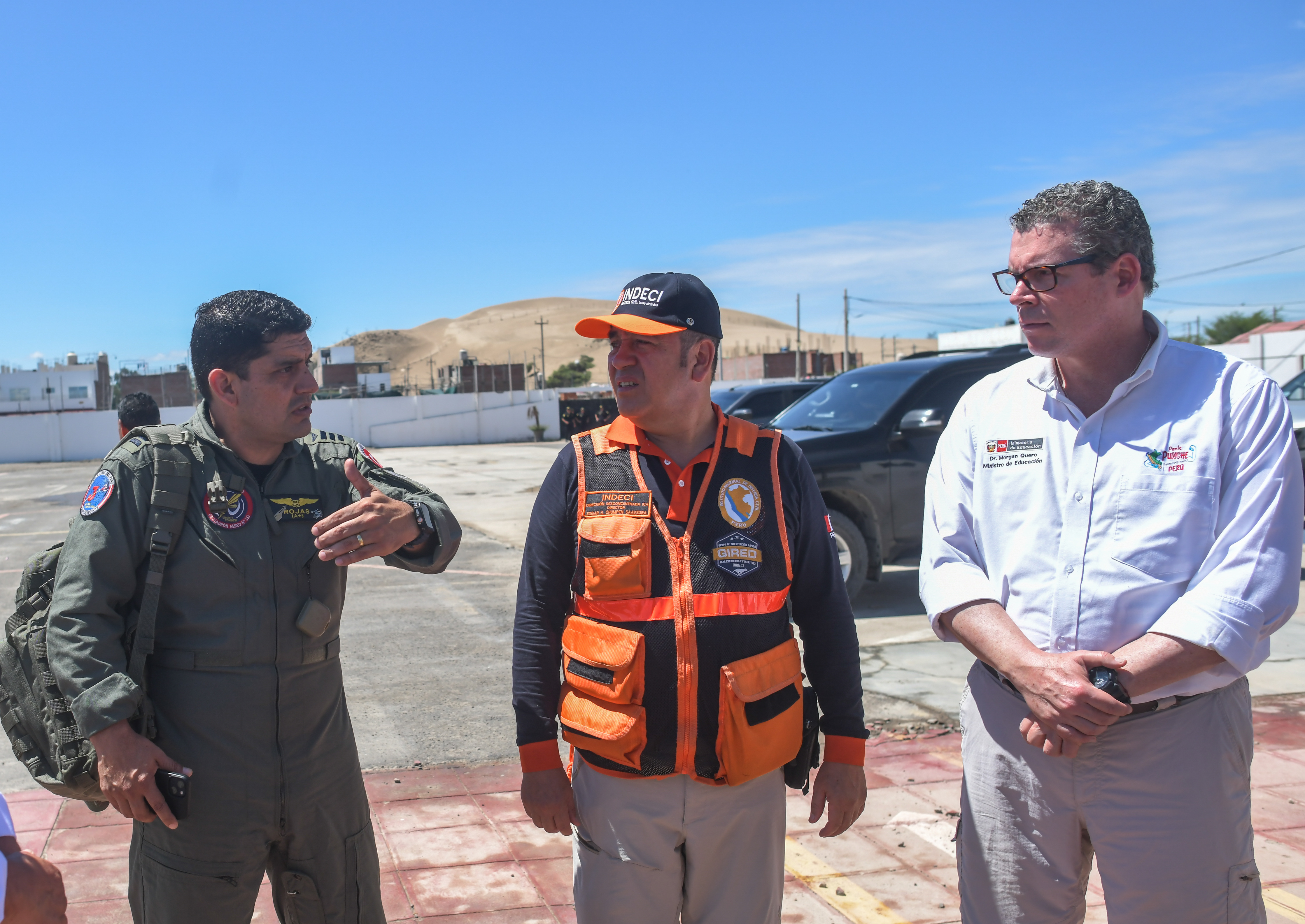 Gobernador de Ica agradece respuesta inmediata del Gobierno a emergencia en su región