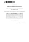 Vista preliminar de documento Comunicado de cambio de horario CAS 045-2025