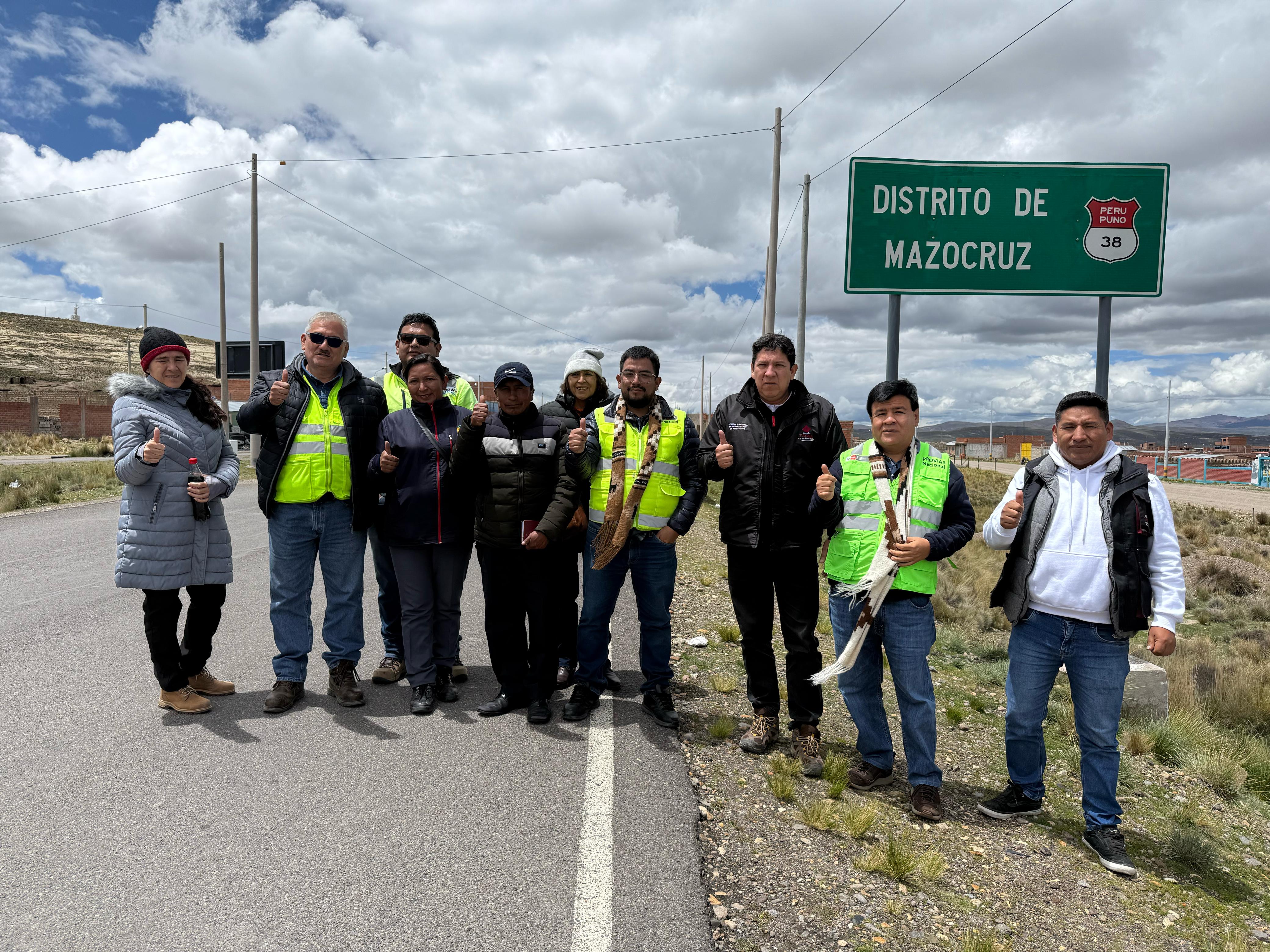 Provías realiza inspección en carretera Tarata – Mazocruz con miras a primeros estudios para su ampliación