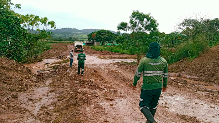 Compactadoras de la MPSM logran ingresar al relleno Sanitario.