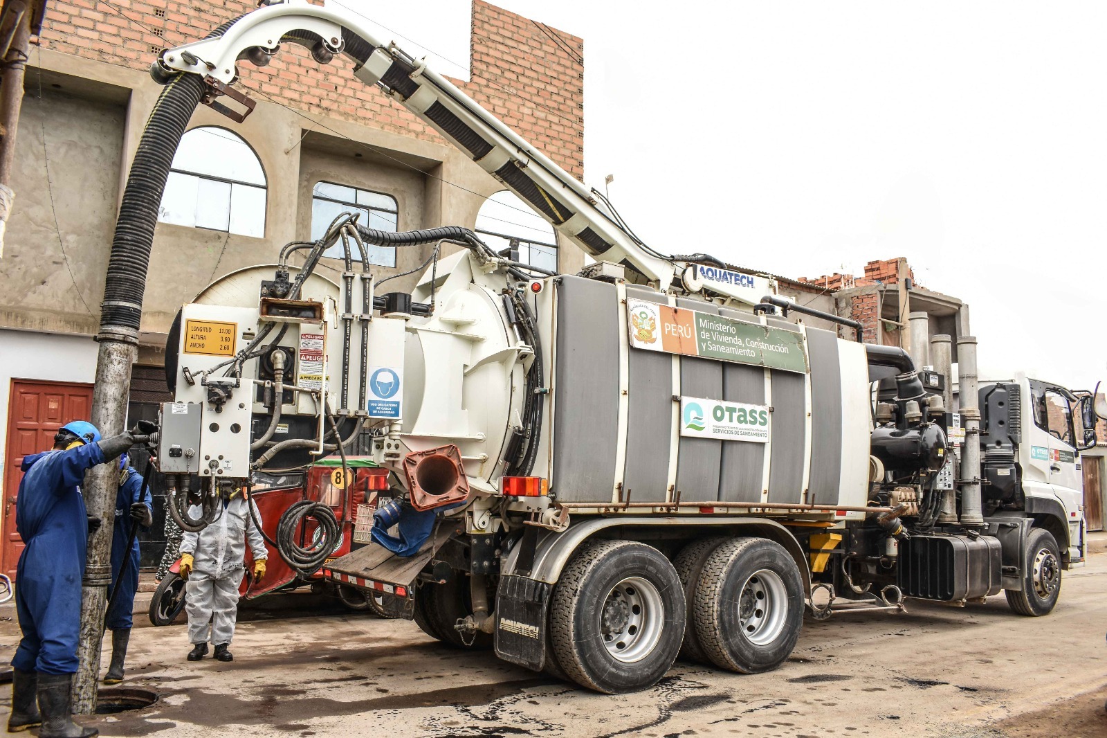 Estrategia del OTASS limpiará más de 40 kilómetros de redes de alcantarillado en Huaral