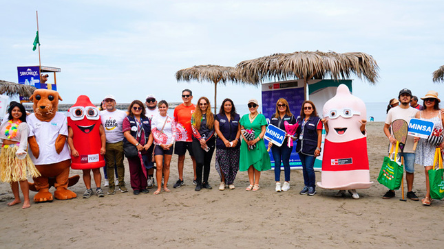 Día Internacional del Condón: DIRIS Lima Sur promueve prevención y salud en playa Los Yuyos