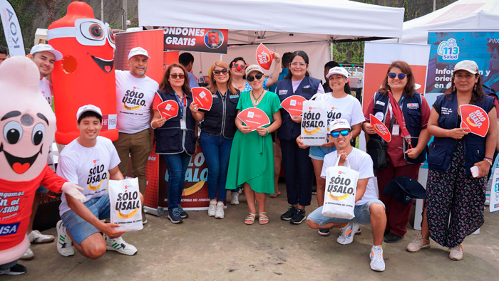 Día Internacional del Condón: DIRIS Lima Sur promueve prevención y salud en playa Los Yuyos