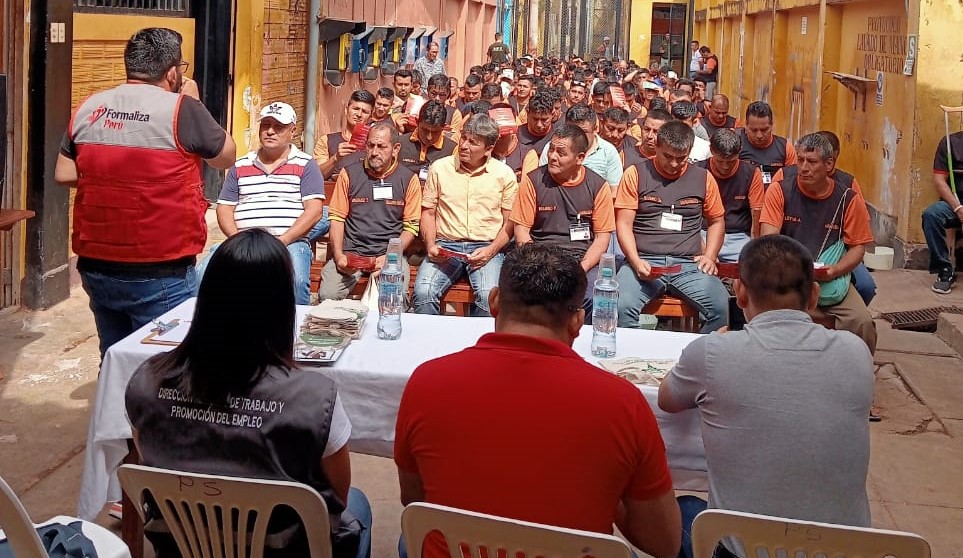 Goresam capacita a internos de Moyobamba para su reinserción laboral