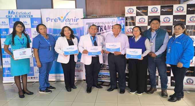 Programa Prevenir de EsSalud lleva salud a 160 trabajadores de Arequipa