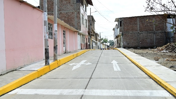 Obras de pistas y veredas Barrio Sur