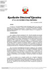 Vista preliminar de documento RDE N° 011-2025-MINEDU-VMGI-PRONABEC
