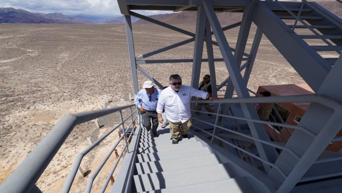 Ministro de Cultura visitó las Líneas de Nasca y constató que no existen afectaciones considerables debido a lluvias en la zona