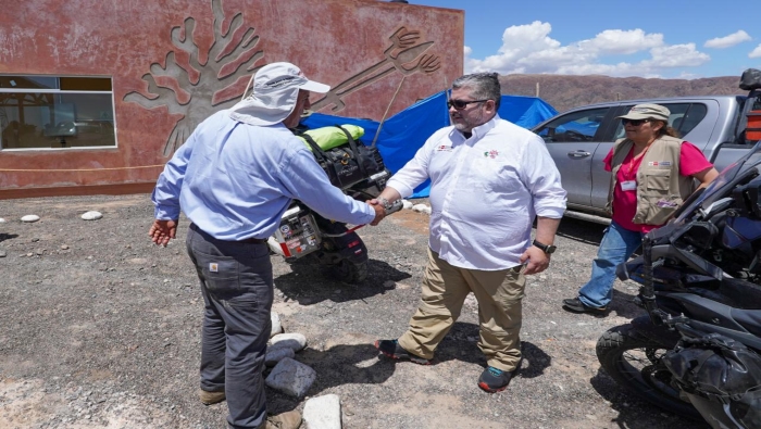 Ministro de Cultura visitó las Líneas de Nasca y constató que no existen afectaciones considerables debido a lluvias en la zona
