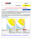 Vista preliminar de documento Aviso Meteorológico DZ7 - No 053-2025- Precipitaciones en la sierra de Tacna y Moquegua