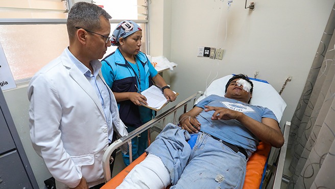 Minsa registra 20 pacientes hospitalizados tras caída del puente de Chancay