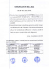Vista preliminar de documento COMUNICADO 2 - CAS 001-2025