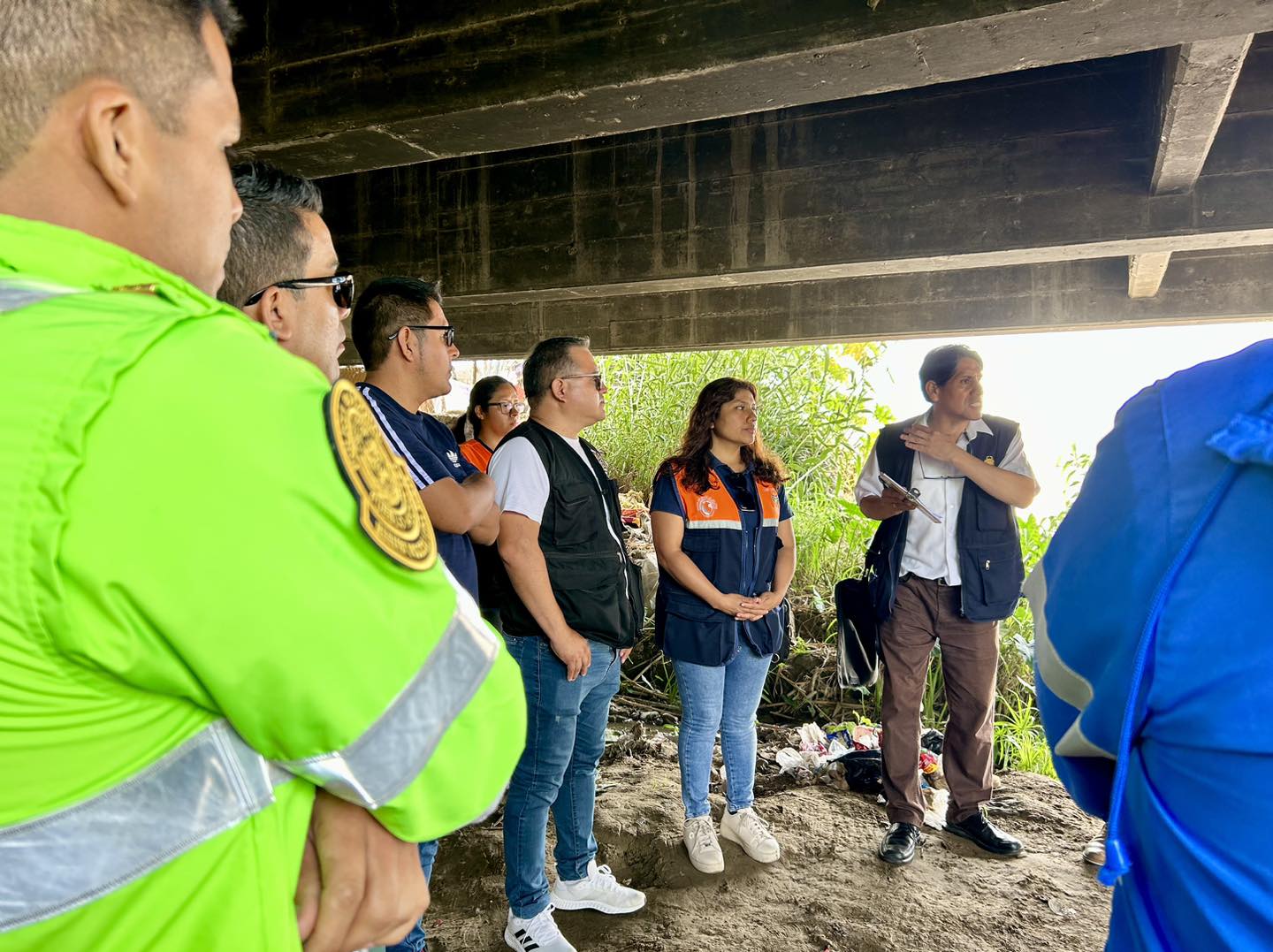 Inspección del Puente Huaral - Km 4+500, Carretera Pasamayo-Huaral