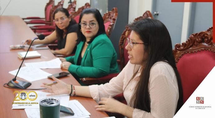 Primera reunión de integridad funcional en la Corte Superior de Lima Sur