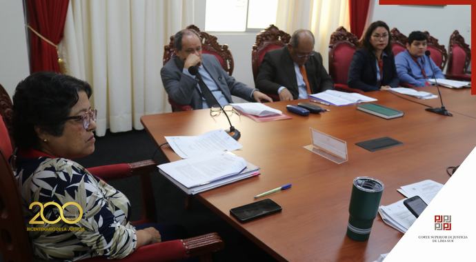 Primera reunión de integridad funcional en la Corte Superior de Lima Sur