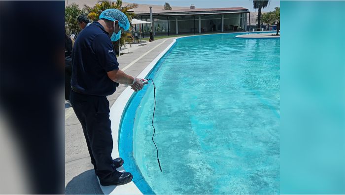 evaluación piscina