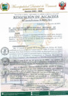 Vista preliminar de documento RESOLUCION DE ALCALDIA N°0205A-2024-A-MDC-Q-C