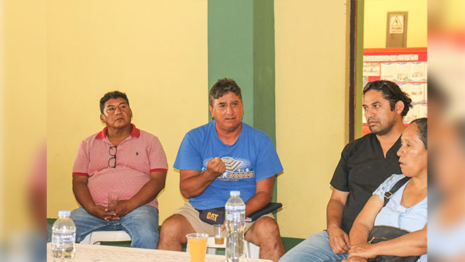 Presidente de la junta vecinal comunal del barrio Solidex del C.P. San Jacinto respalda la propuesta de la marcha pacífica