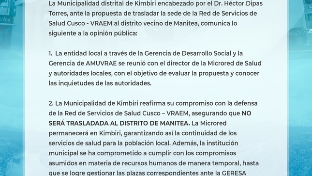 Comunicado