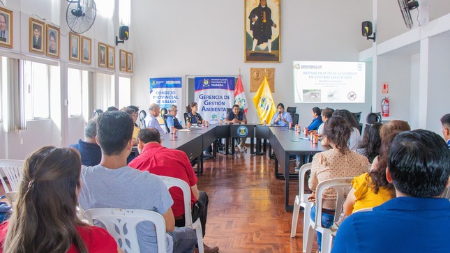 Municipalidad de Huaral impulsa acciones para mejorar las condiciones de salud en instituciones educativas 