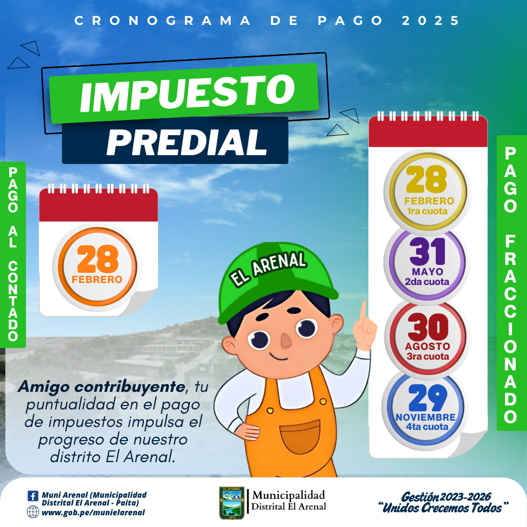 Flyer Impuesto predial 2025