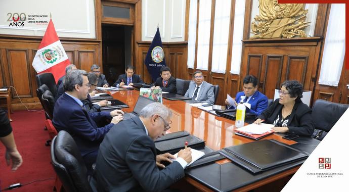 Titular de la Corte Superior de Lima Sur, Hilda Piedra Rojas, participa de la Reunión Anual 2025 de Presidentes/as de Cortes del País