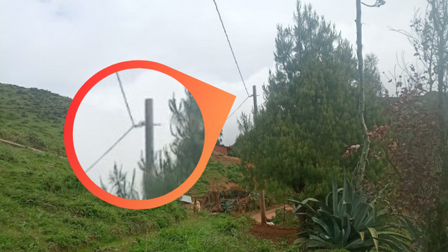 Enosa normaliza redes en caserío Rodeopampa y alerta sobre peligros al manipular cables