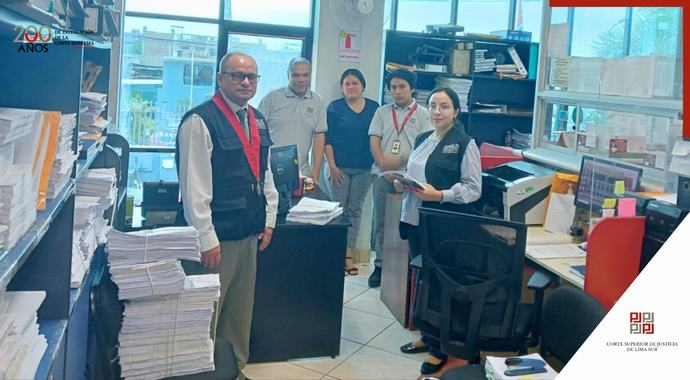 ODANC Lima Sur continúa realizando visitas inopinadas en las sedes judiciales durante el periodo vacacional