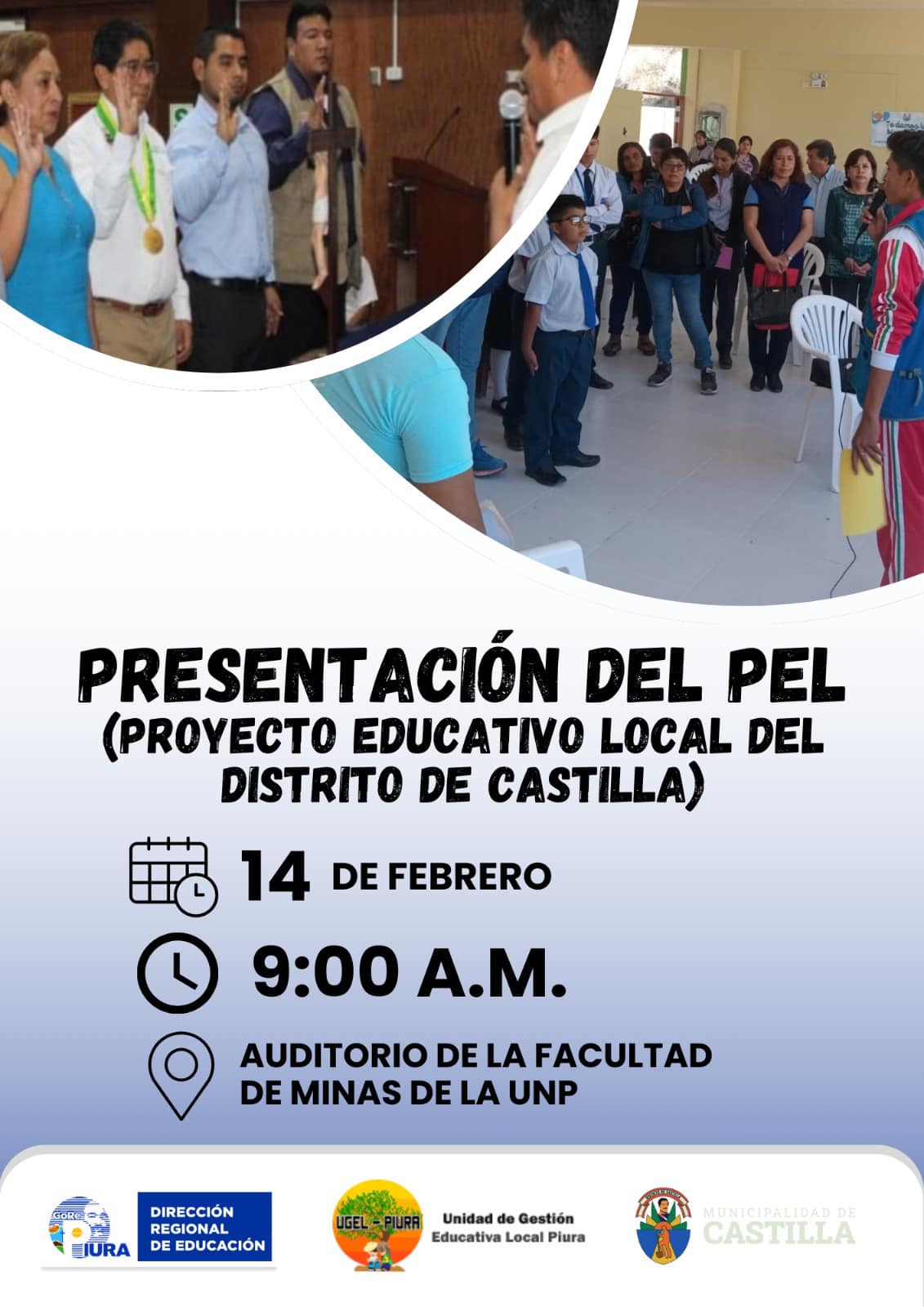 ¡No te pierdas la Presentación del Proyecto Educativo Local del Distrito de Castilla!