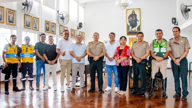 Trabajando por el orden y seguridad en Huaral 