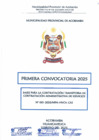 Vista preliminar de documento Bases del Proceso CAS. 1 - 2025