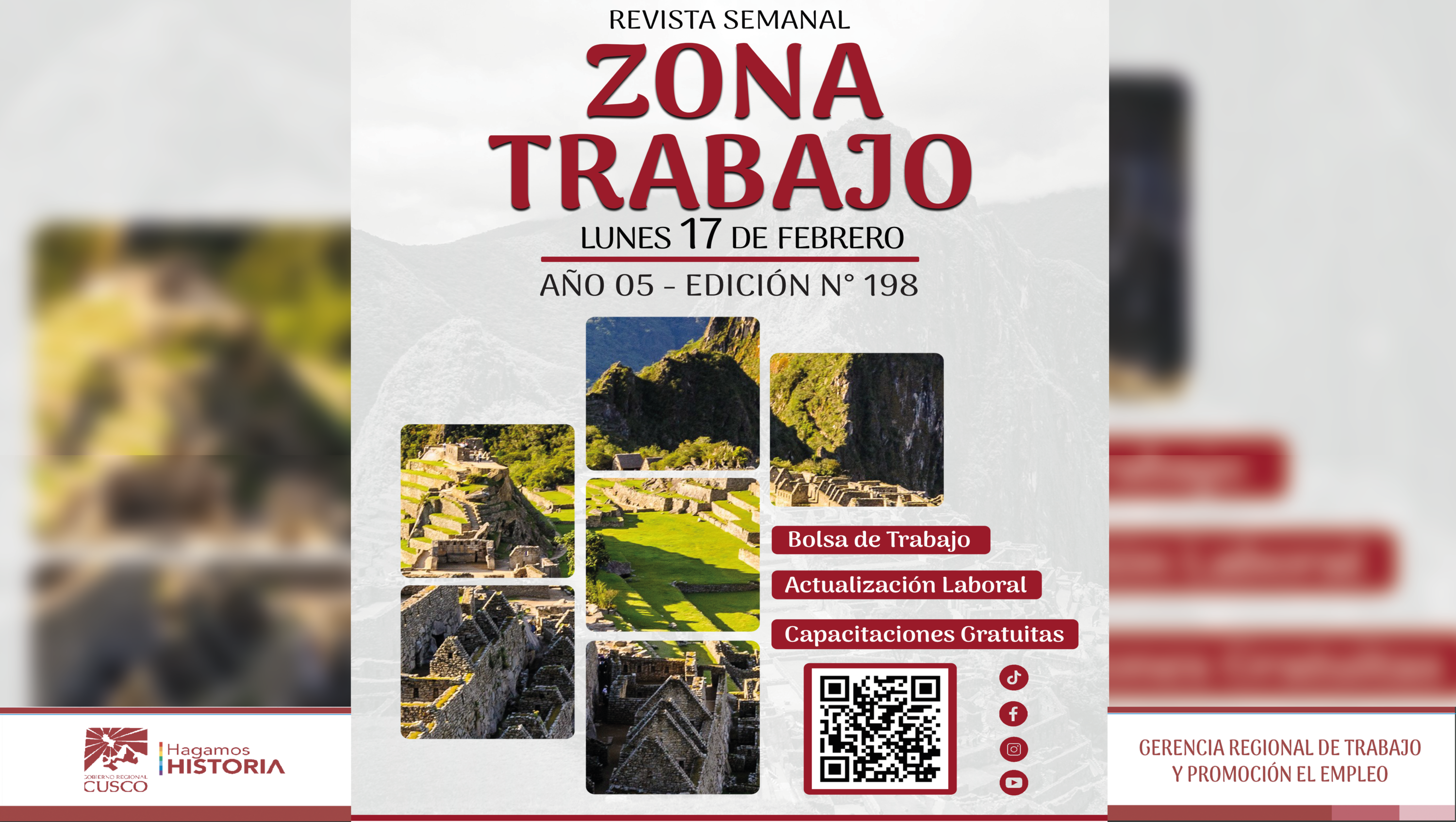 Revista de Empleo ZONA TRABAJO CUSCO Edición N°198
