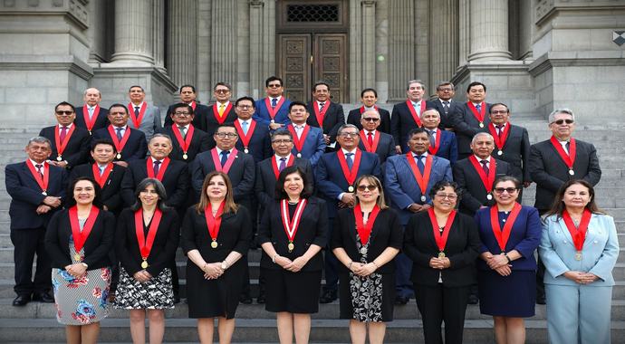 Titulares de las Cortes del país expresan respaldo a presidenta del Poder Judicial del Perú, Dra. Janet Tello Gilardi 